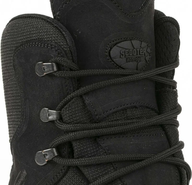 Scooter  P1490NS Leather Waterproof Tactical Black Men's Combat Boots