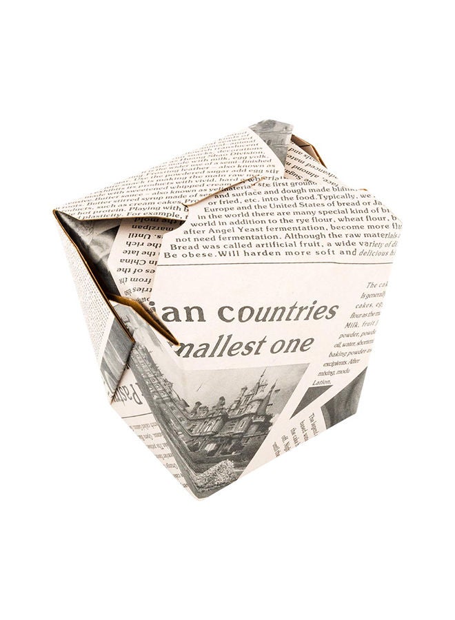 Restaurantware Bio Tek 4 x 3.5 x 4 Inch Food Containers, 200 Durable Noodle Boxes - Disposable, Sustainable, Newsprint Paper 26-Ounce Takeout Boxes, Square, For Takeouts And Delivery, Or Picnics - Image 4