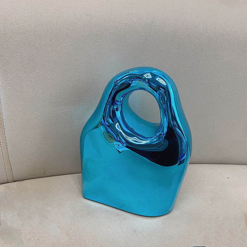 Simple Fashion Acrylic Box Bag Niche Design Irregular High-End Clutch Bag Evening Bag - Image 2