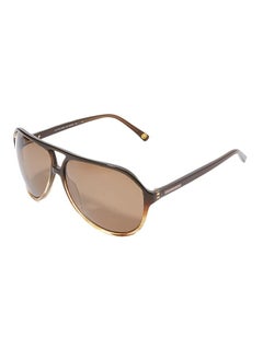 U.S. Polo Assn. Aviator Sunglasses Brown Fade With Brown Polarized Lenses - Lens Size: 62 mm  - Image 1
