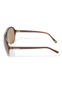 U.S. Polo Assn. Aviator Sunglasses Brown Fade With Brown Polarized Lenses - Lens Size: 62 mm  - Image 3