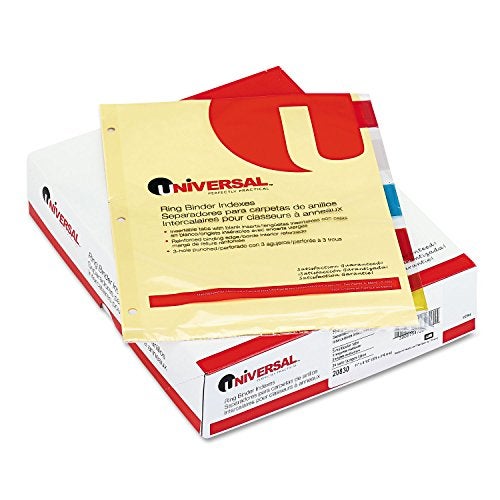 Economical Insertable Index Multicolor Tabs 5Tab Letter Buff 24 SetsBox