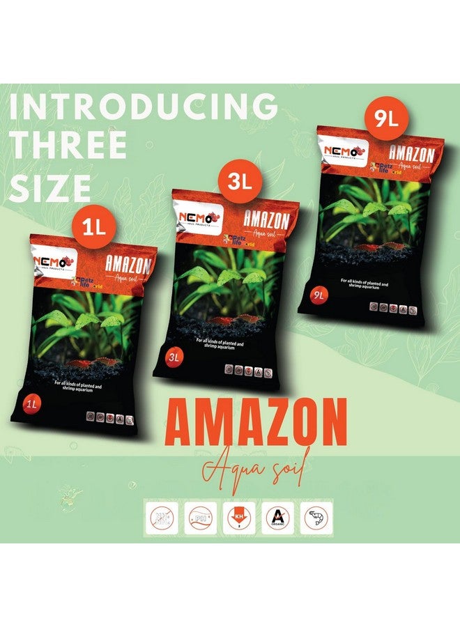 VAYINATO Nemo (9L) Aqua Soil Planted Aquarium Substrate | Fish Tank Water Grass Mud for Natural Aqua - Image 2