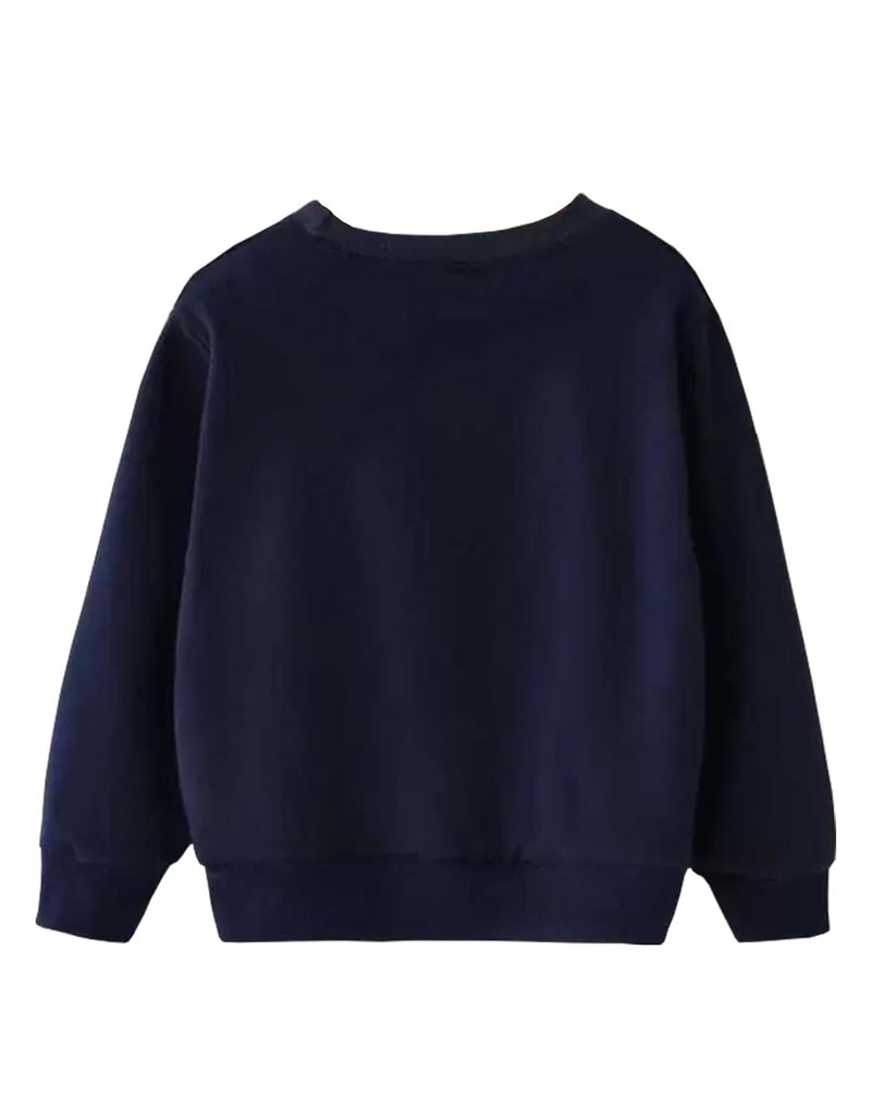 Kuchipoo Boys Cotton Blend Regular Fit Round Neck Winterwear Sweatshirt (KUC-SWT-315, 6-7 Years, Multi-Colored) - Image 2