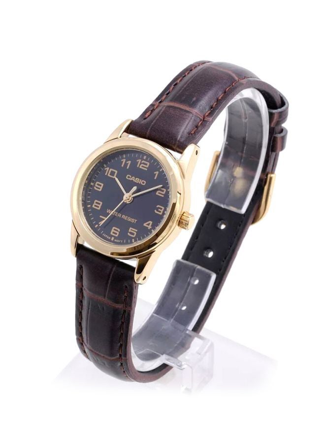 CASIO Women Enticer Water Resistant Analog Watch LTP-V001GL-9BUDF - 25 mm - Brown - Image 4