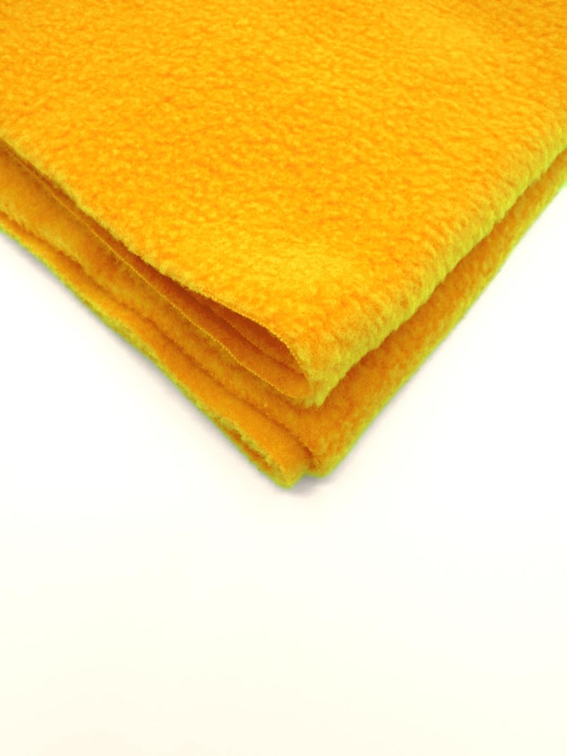 EOVEA - Polar Fleece Fabric by the Yard – Soft Anti-Pill, Warm & Cozy Material for Blankets, Clothing, Crafts, Pet Beds & DIY Sewing – 60” Wide, Solid (Yellow, 1/2 Yard) - Image 3