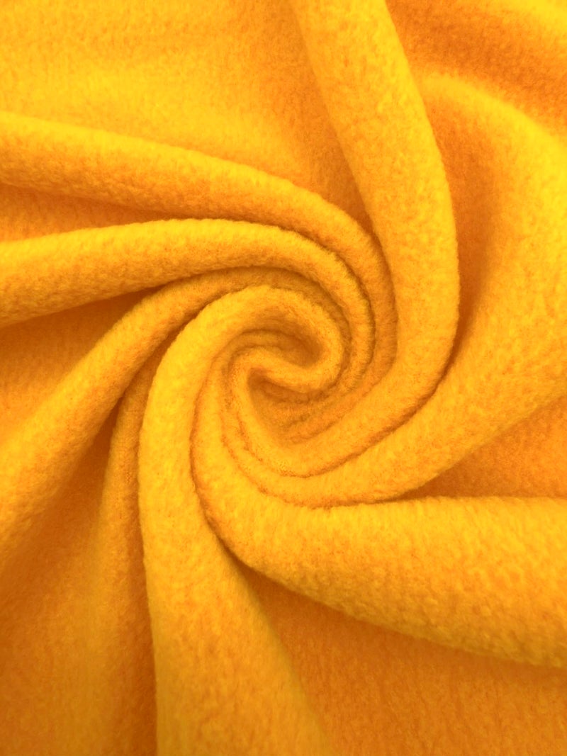 EOVEA - Polar Fleece Fabric by the Yard – Soft Anti-Pill, Warm & Cozy Material for Blankets, Clothing, Crafts, Pet Beds & DIY Sewing – 60” Wide, Solid (Yellow, 1/2 Yard) - Image 4