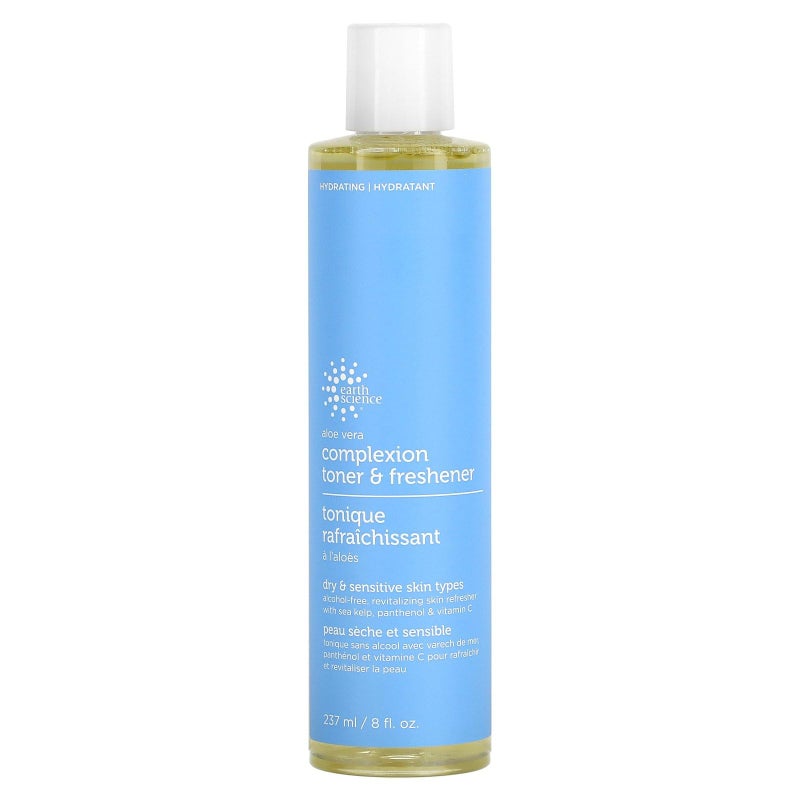 EARTH SCIENCE - Aloe Vera Complexion Toner & Freshener (8 fl. oz.) - Image 1