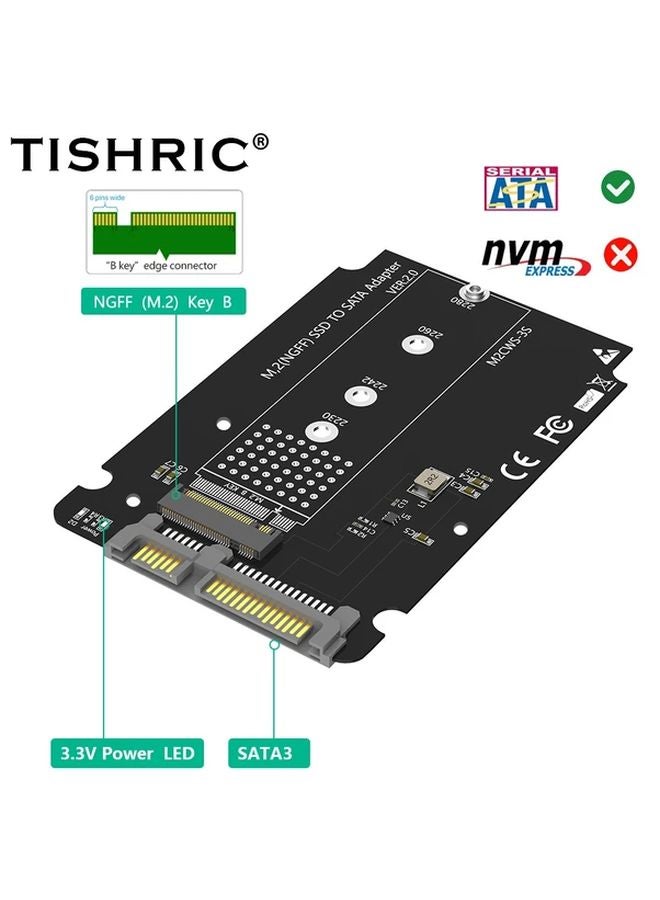 M2 Key M to SFF 8639 U 2 Adapter Card with Aluminum Housing for PCIe NVMe SSDs - Image 2