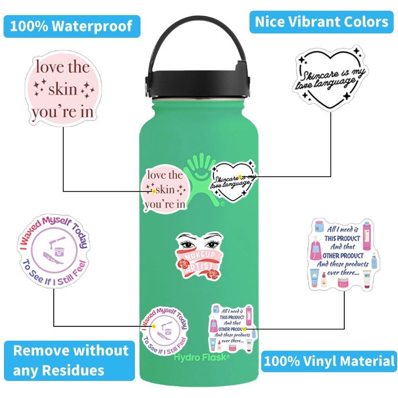 60pcs Aesthetic Stickers Set for Laptops Skateboards Water Bottles Scrapbooking - Image 4