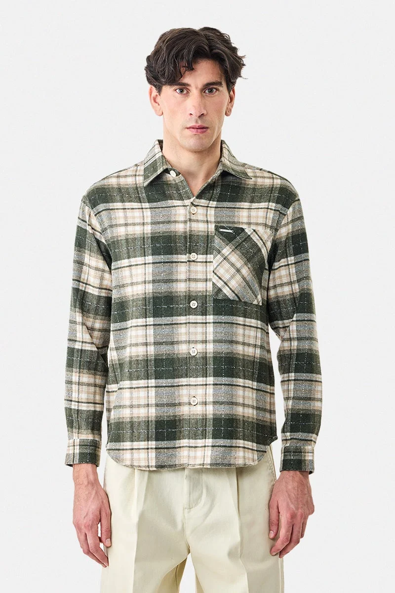 SNITCH Plaid Relaxed Fit Overshirt