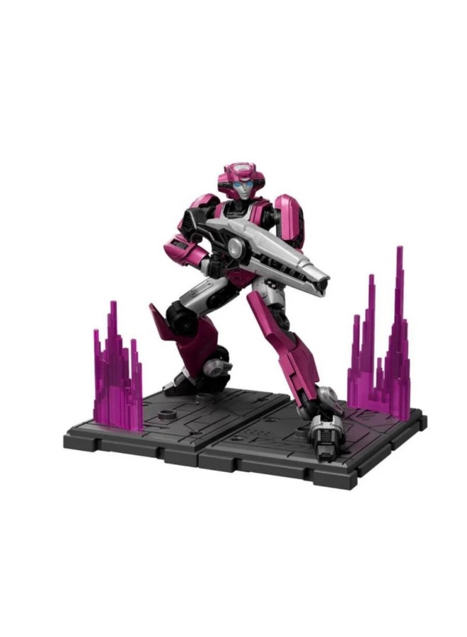 Blokees Transformers One Classic Class Elita-1 Action Figure Model Kit | 75 PCS STEM Construction Kit | Buildable Robot Toy with Glowing Eyes, Weapons & Display Base | Collectible Gift for Kids & Adults - Image 2
