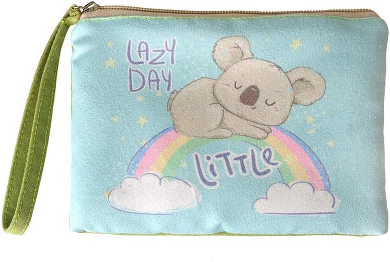 Rantanto Small Cute Cash Coin Purse, Canvas Change Purse, Kawaii Coin Pouch With Handle Christmas Gift For Women Teenager Girls (BG0015-1 Koala) - Image 1