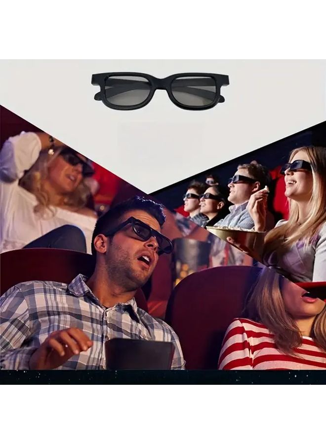 نظارات ثلاثية الأبعاد سلبية مستقطبة للسينما ثلاثية الأبعاد الحقيقية والألعاب وأجهزة التلفزيون ثلاثية الأبعاد مع اختلاف الألوان - Image 4