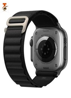 Apple Watch Alpine Loop Band 49mm/45mm/44mm Nylon Woven Sport Strap Compatible with iWatch Series 8/Ultra/7/SE/6/5/4/3/2/1
