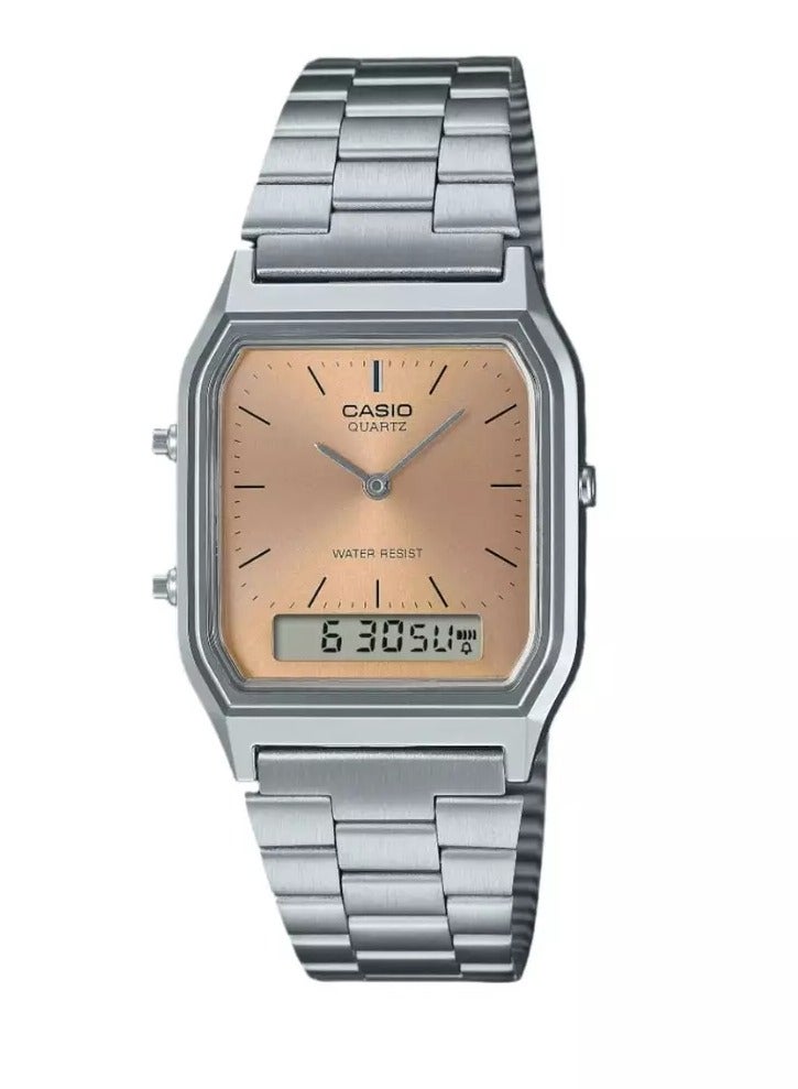 Casio Vintage Stainless Steel Watch AQ-230A-4AMQYDF - Image 1