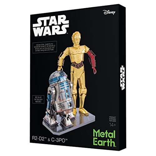 Fascinations Metal Earth Star Wars R2D2 and C3PO 3D Metal Model Kit Box Set 14 Jahre to 99 Jahre - Image 5