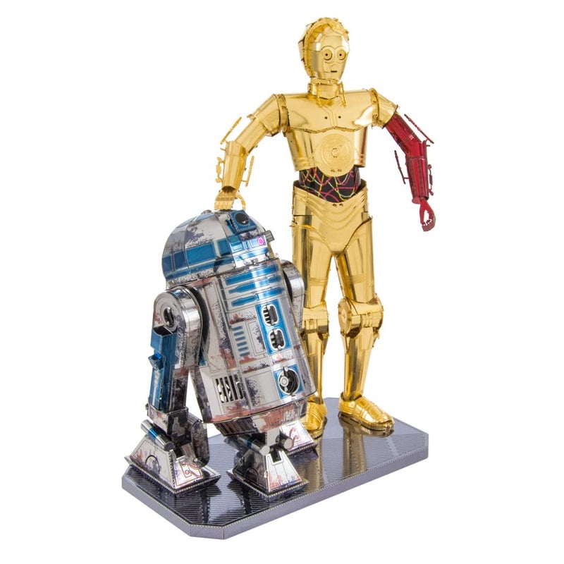 Fascinations Metal Earth Star Wars R2D2 and C3PO 3D Metal Model Kit Box Set 14 Jahre to 99 Jahre - Image 4