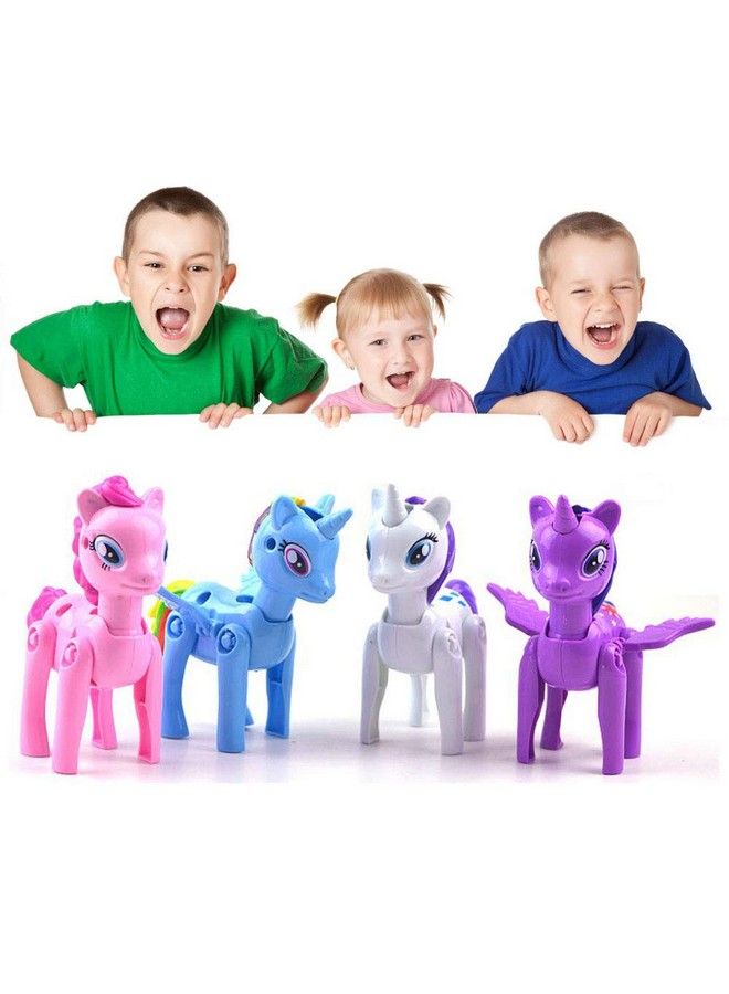 QINGQIU 4 Pack Jumbo Unicorn Deformation Easter Eggs With Toys Inside For Kids Boys Girls Toddlers Easter Basket Stuffers Fillers Gifts Party Favors - Image 5
