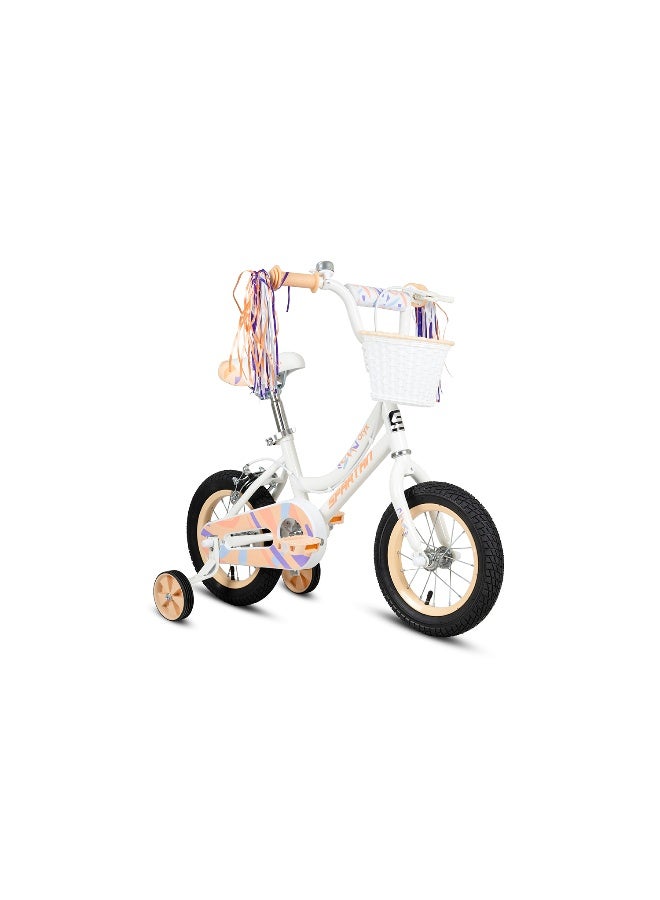 Spartan The Spartan Oryx 12" Kids Bicycle in Light Peach - Image 2