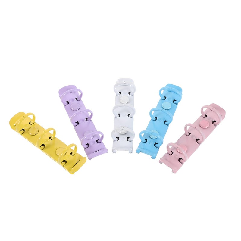 5 Pcs 20mm Metal Loose Leaf Binder Rings For Notebook Organization Scrapbooks DIY - Image 2