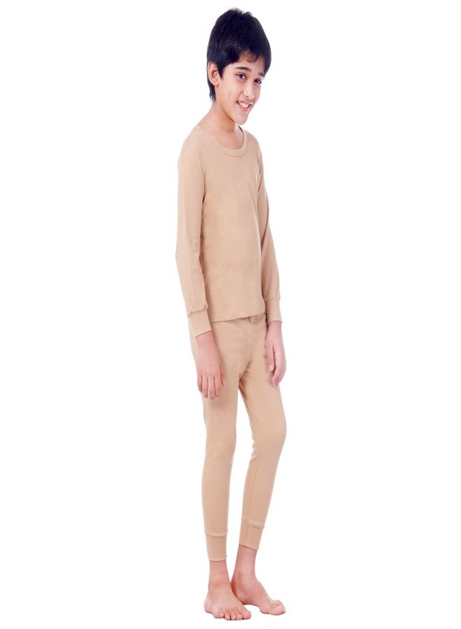 Splash - Baby (Unisex) Winter wear Set - Upper & Lower, Round Neck, Full Sleeve (Wood, 45Cms. - 6Months to 1 Year) - Image 3