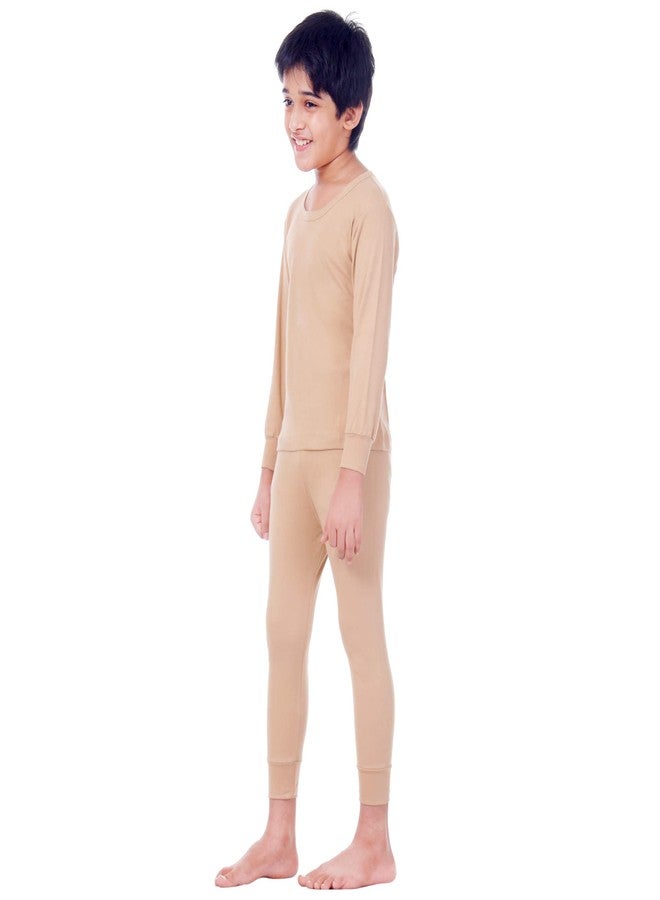 Splash - Baby (Unisex) Winter wear Set - Upper & Lower, Round Neck, Full Sleeve (Wood, 45Cms. - 6Months to 1 Year) - Image 2