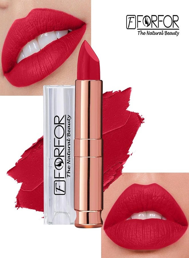 FORFOR Antique Velvet Matte Texture Smooth Finish Lipstick Gift set combo pack 3 for Women Enriched Shea Butter, Vitamin- E & Jojoba oil - Image 3