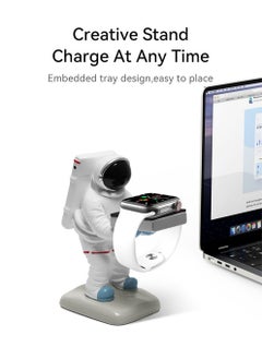 Recci Astronaut iWatch charger iWatch Charging Dock iWatch Charger Stand Holder Compatible with All Apple Watch Series  - Image 3