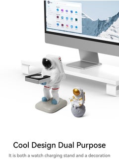 Recci Astronaut iWatch charger iWatch Charging Dock iWatch Charger Stand Holder Compatible with All Apple Watch Series  - Image 4