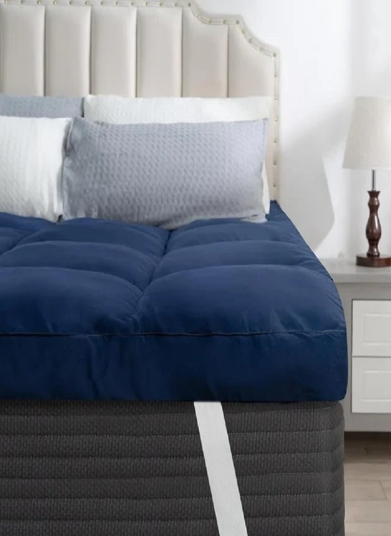 Blueberry Cotton Mattress Topper 6cm Thick 100x200cm  - Image 2