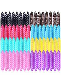 Giegxin Giegxin 64 Pcs sponge rollers Heatless Soft hair curlers to sleep in Overnight Pillow Sponge Rollers for Flexible Hair Curling Supplies Polka Dot Leopard 