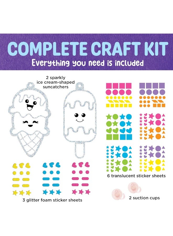 Creativity for Kids Sticker Sun Catchers Mini Craft Kit: Create 2 Suncatchers - Toddler Easter Basket Stuffers and Gifts, Arts & Crafts for Kids, Window Art for Kids (Ages 3+) - Image 3