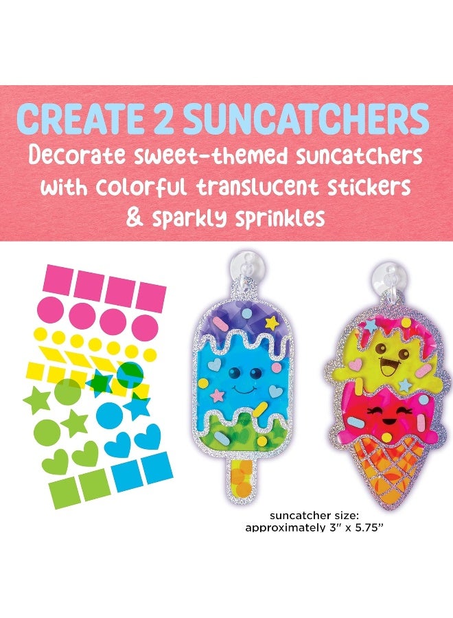 Creativity for Kids Sticker Sun Catchers Mini Craft Kit: Create 2 Suncatchers - Toddler Easter Basket Stuffers and Gifts, Arts & Crafts for Kids, Window Art for Kids (Ages 3+) - Image 2