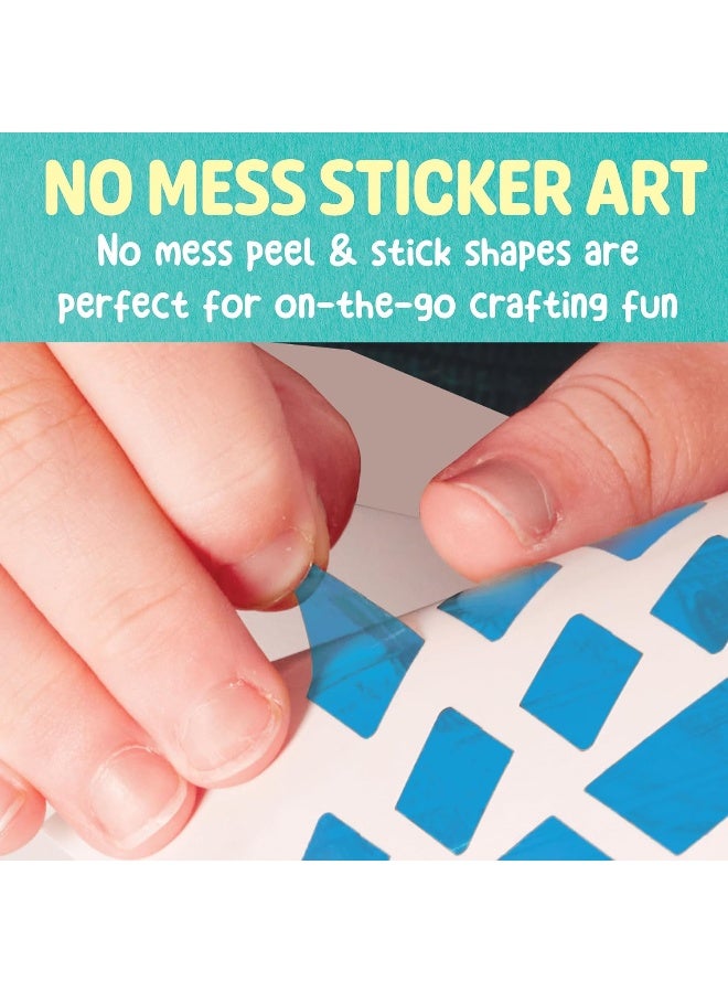 Creativity for Kids Sticker Sun Catchers Mini Craft Kit: Create 2 Suncatchers - Toddler Easter Basket Stuffers and Gifts, Arts & Crafts for Kids, Window Art for Kids (Ages 3+) - Image 4