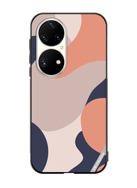 Protective Case Cover For Huawei P50 Pro Layered In Multicolor Design