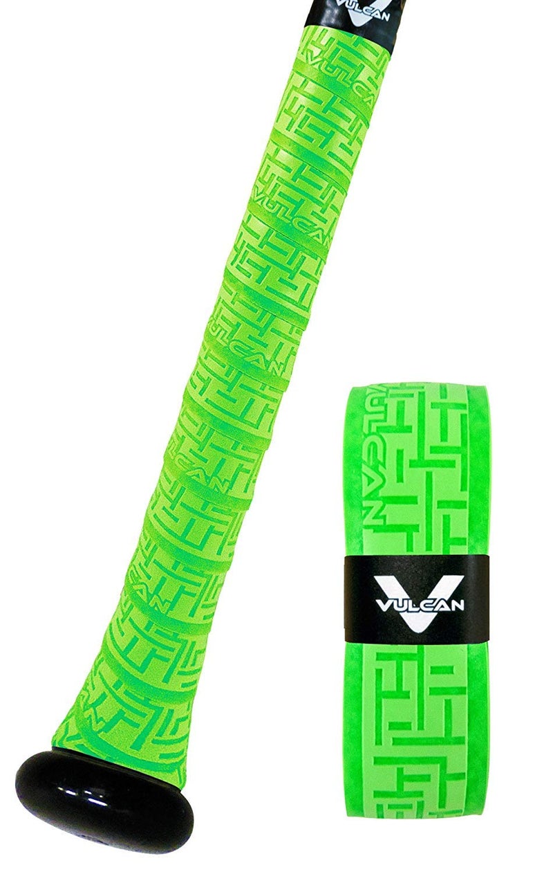 Vulcan | 1.00mm Bat Grip | Baseball/Softball | Optic Green - Image 4