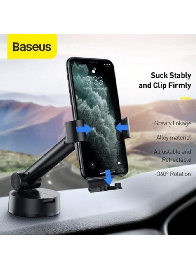 Baseus - Baseus Simplism Gravity Car Mount Holder With Suction Base - Image 1