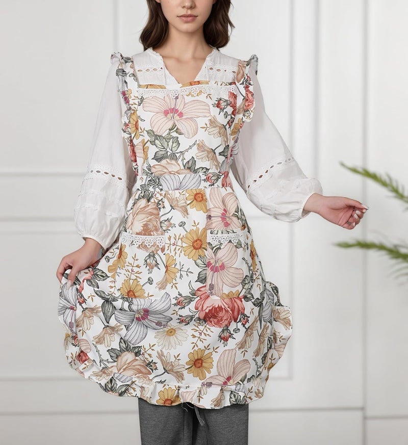 Aoomzoon Funny Aprons for Women with Pockets, Kitchen Cooking Grilling Bbq Cute Chef Apron, Mothers Day Birthday Gifts for Women - Image 2