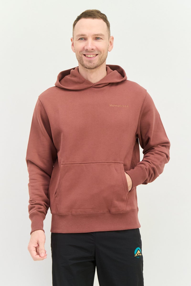 adidas Originals Adidas Originals x Pharrell Williams Men Sportswear Fit Long Sleeve Outdoor Hoodie, Brown  - Image 1