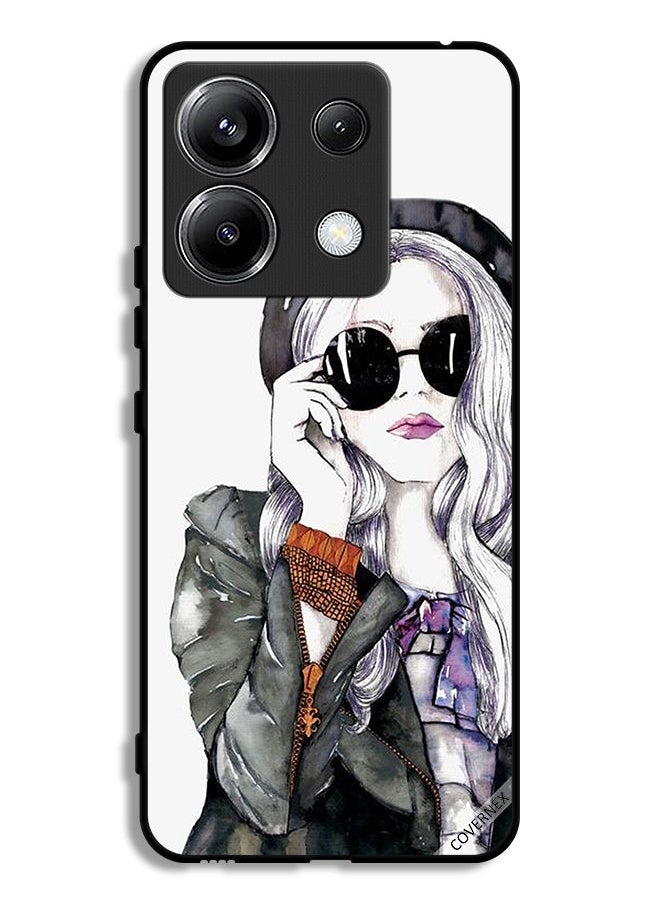Covernex Xiaomi Redmi Note 13 Pro 5G Protective Case Cover Stylish Cute Girl  - Image 1