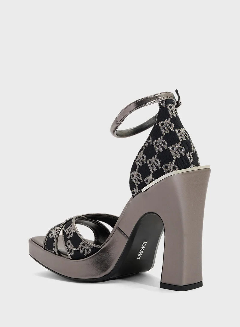DKNY LODA - ANKLE STRAP SANDAL 120MM