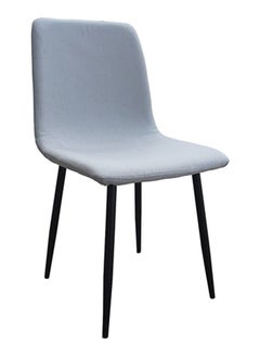 Mahmayi Mahmayi HYDC058 Fabric Cushion Grey Dining Chair for Kitchen, Living Room - Pack of 4  - Image 3