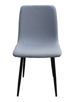 Mahmayi Mahmayi HYDC058 Fabric Cushion Grey Dining Chair for Kitchen, Living Room - Pack of 4  - Image 4