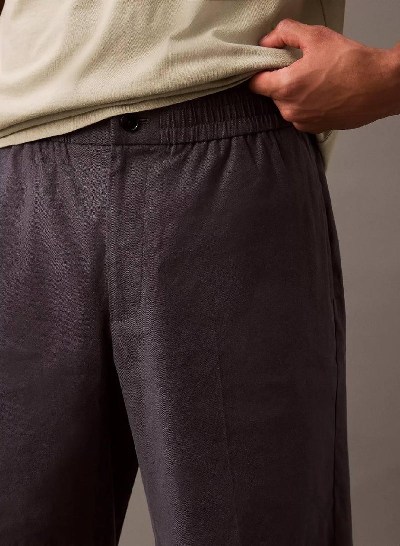 CALVIN KLEIN Linen Lyocell Shorts - Image 2