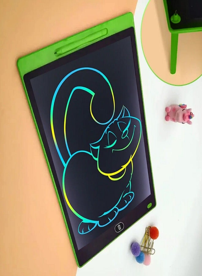 16 Inch LCD Writing Tablet for Kids, Colorful Doodle Board Drawing Pad for Kids, Electronic Drawing Board Erasable & Reusable, LCD Drawing Tablet for Kids Toddler Toys Gifts - Green - Image 1