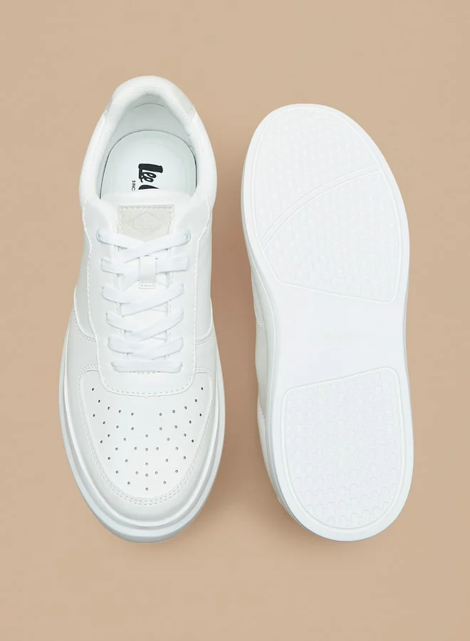 Lee Cooper Men's Textured Lace-Up Sneakers