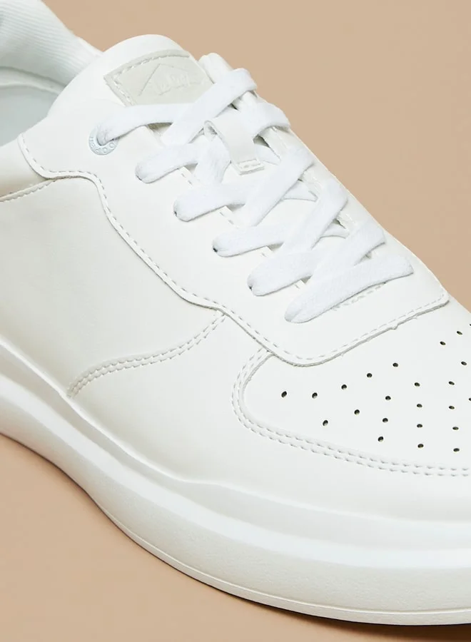 Lee Cooper Men's Textured Lace-Up Sneakers