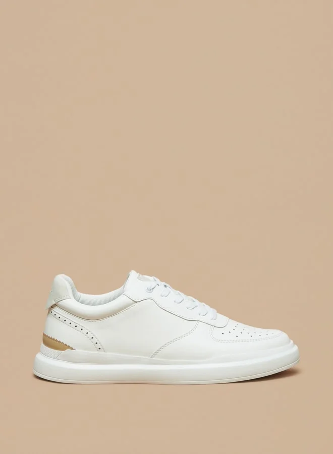 Lee Cooper Men's Textured Lace-Up Sneakers