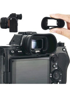 Soft Silicon Camera Viewfinder Eyecup Eye Cup Eyepiece Replacement for Sony Alpha A7R V A7RV A7R5 A7 IV A7M4 A7IV A1 & A7S III A7SIII A7S3 ILCE-7SM3 EVF Eyeshade Protector Replaces Sony FDA-EP19